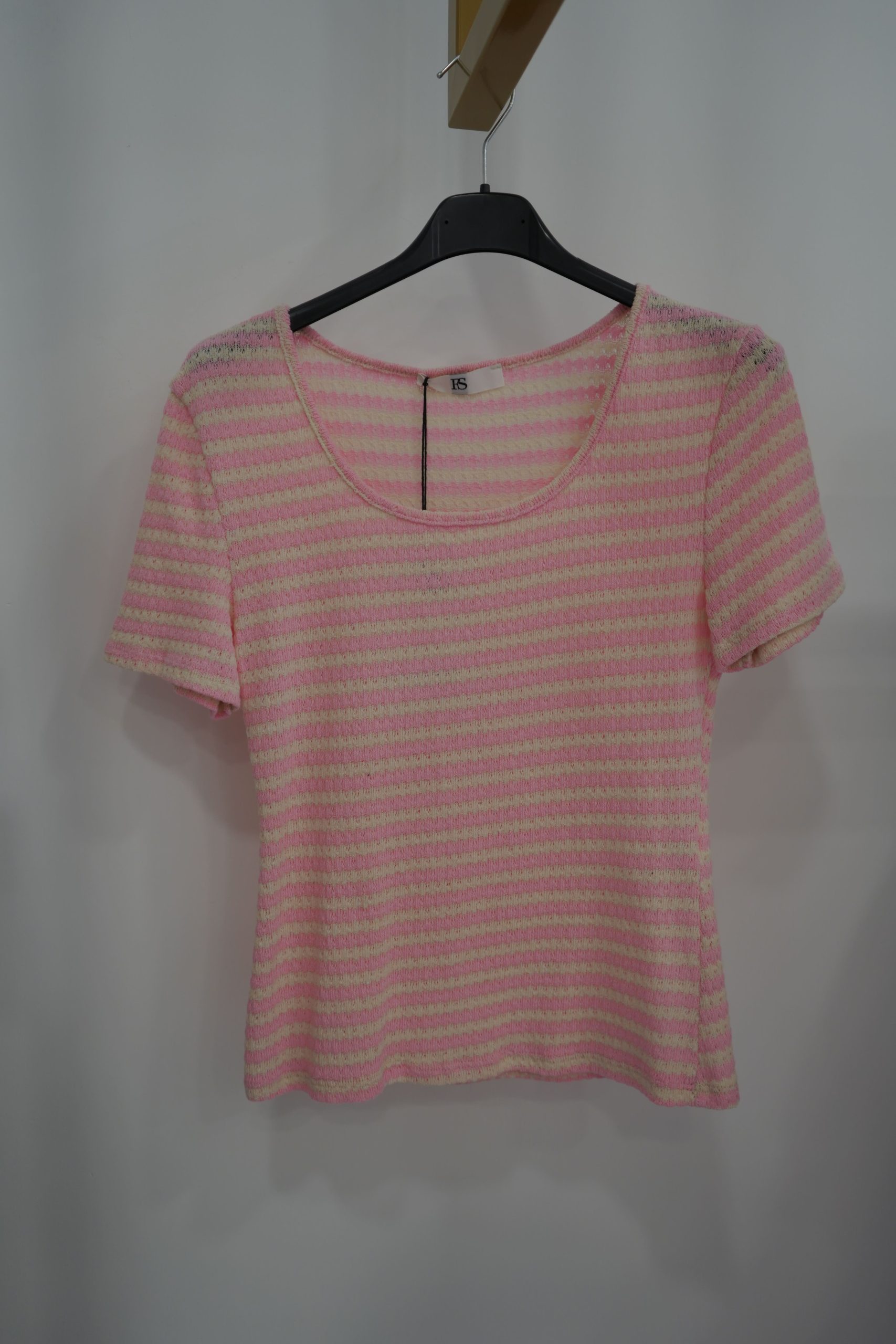 t.shirt rosa listras