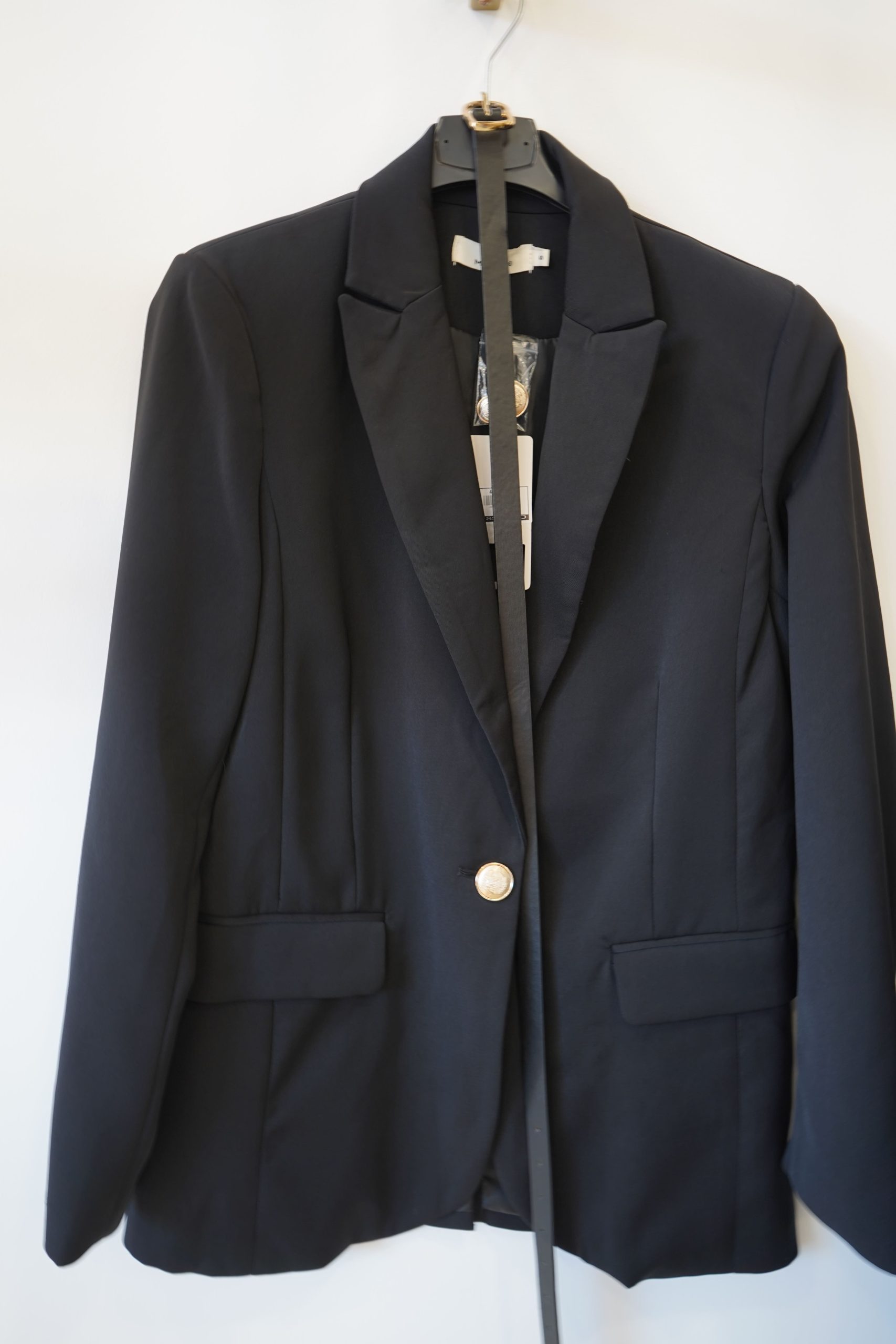 blazer com cinto elegante