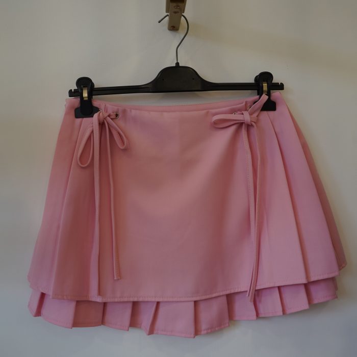 saia lacinhos rosa