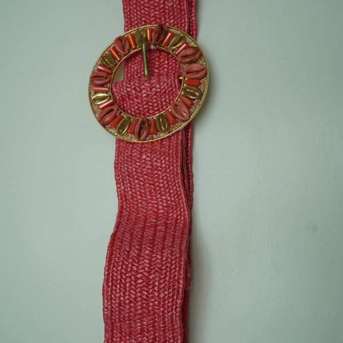 Cinto rosa bejinhos mar