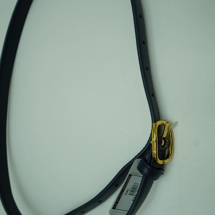 cinto marinho com dourado