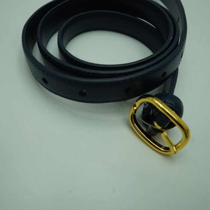 cinto marinho com dourado