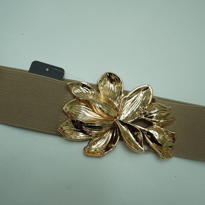 cinto dourado flor lotus