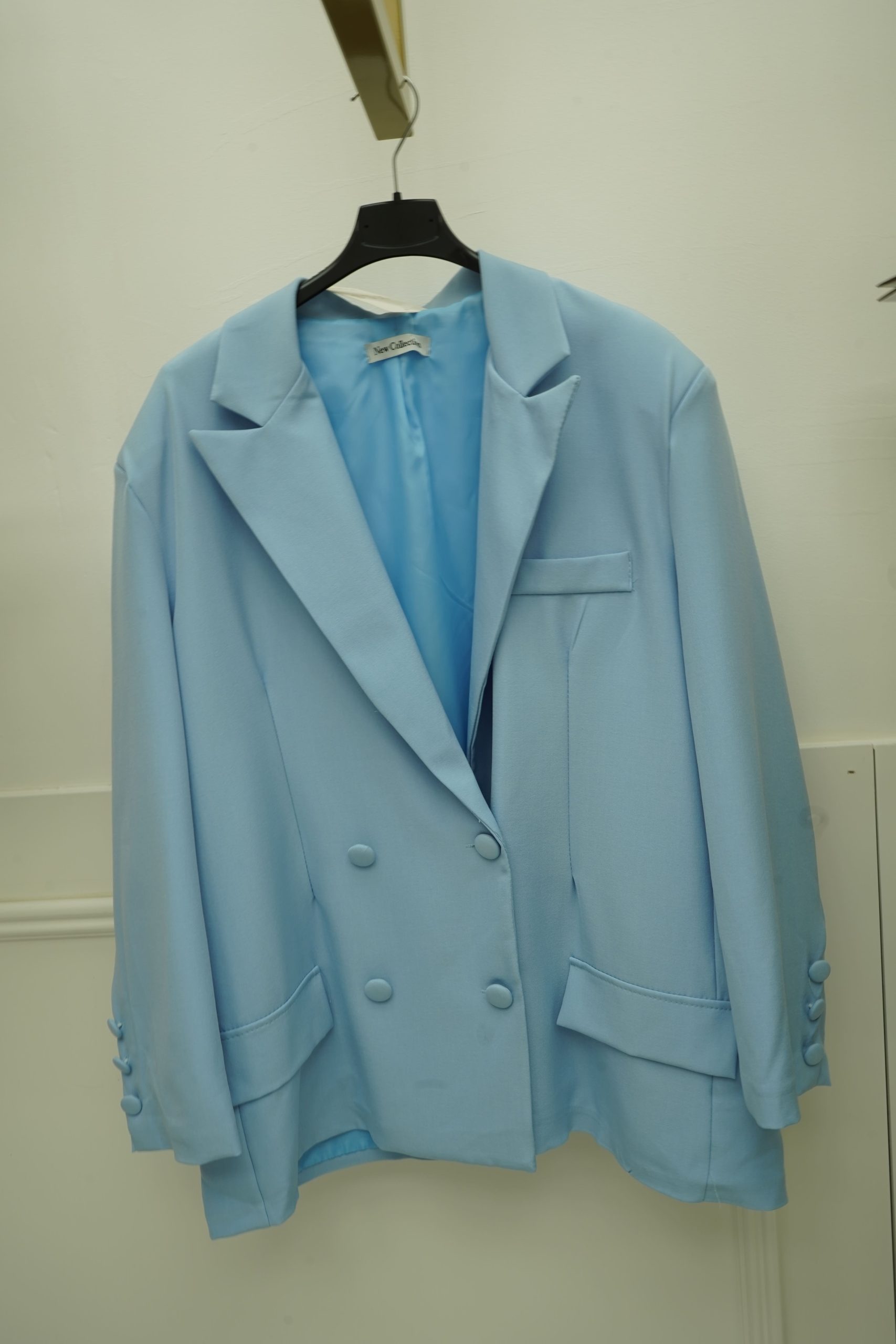 blazer azul 4 botoes