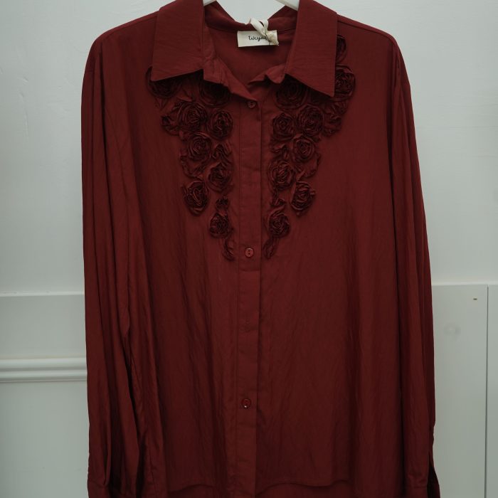 camisa flores 3d