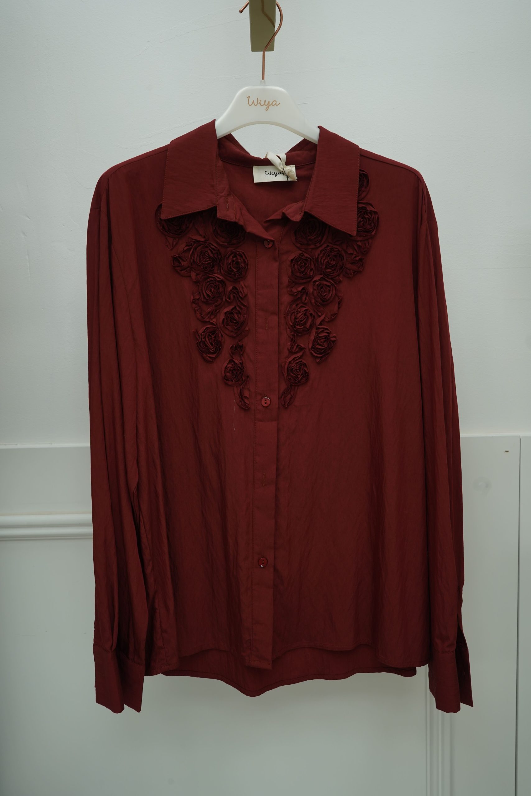 camisa flores 3d