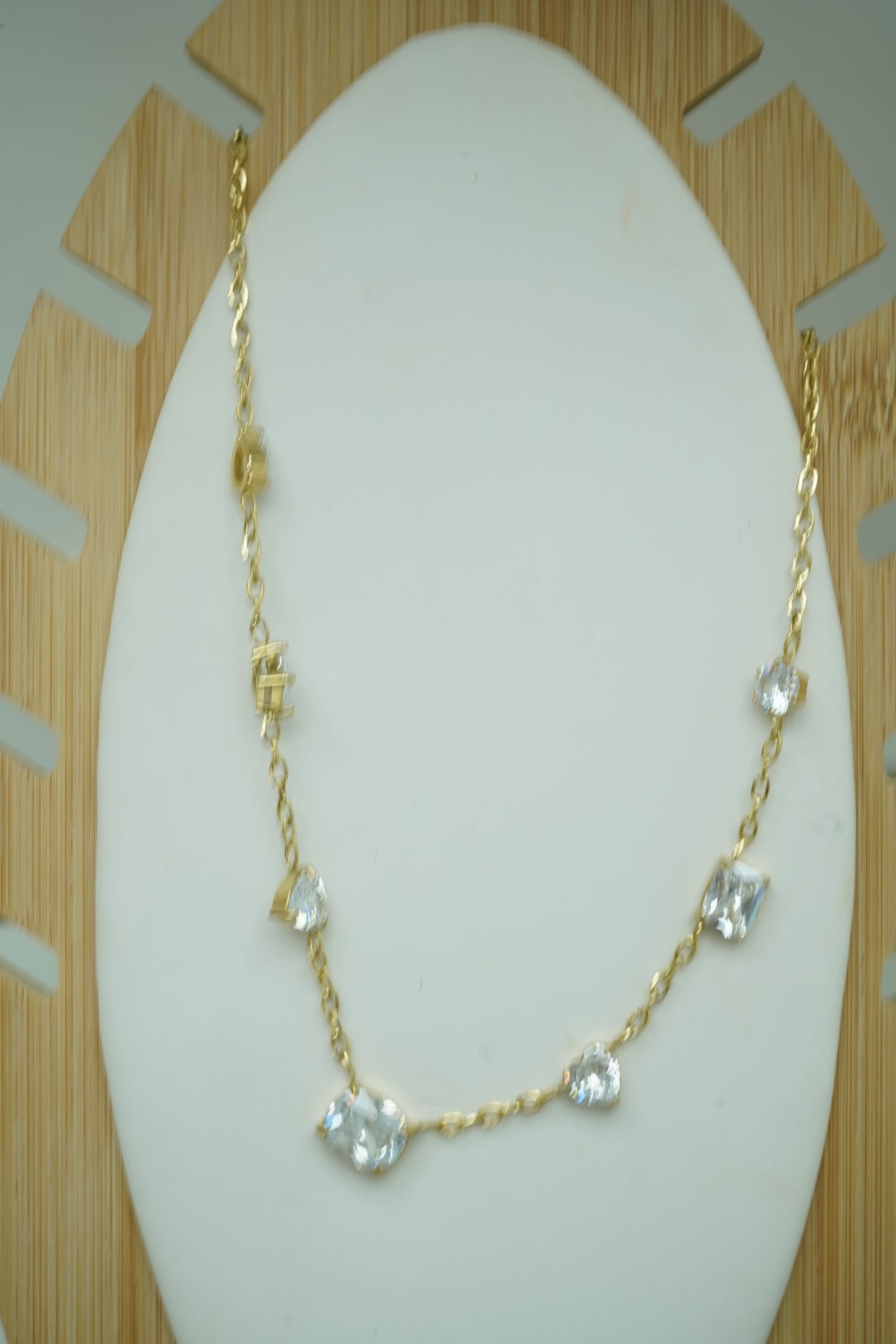 colar diamante coracao