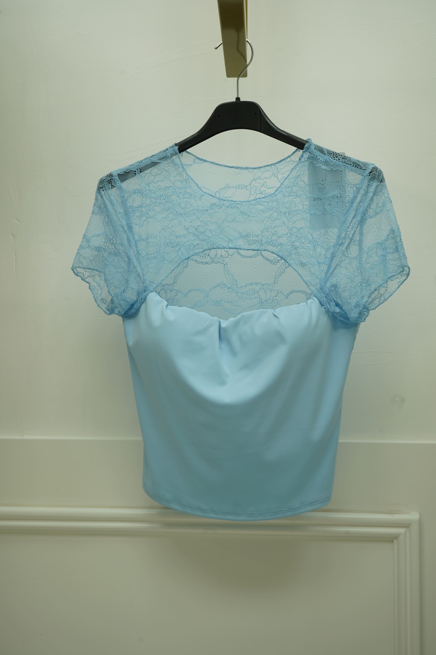 t.shirt renda decote