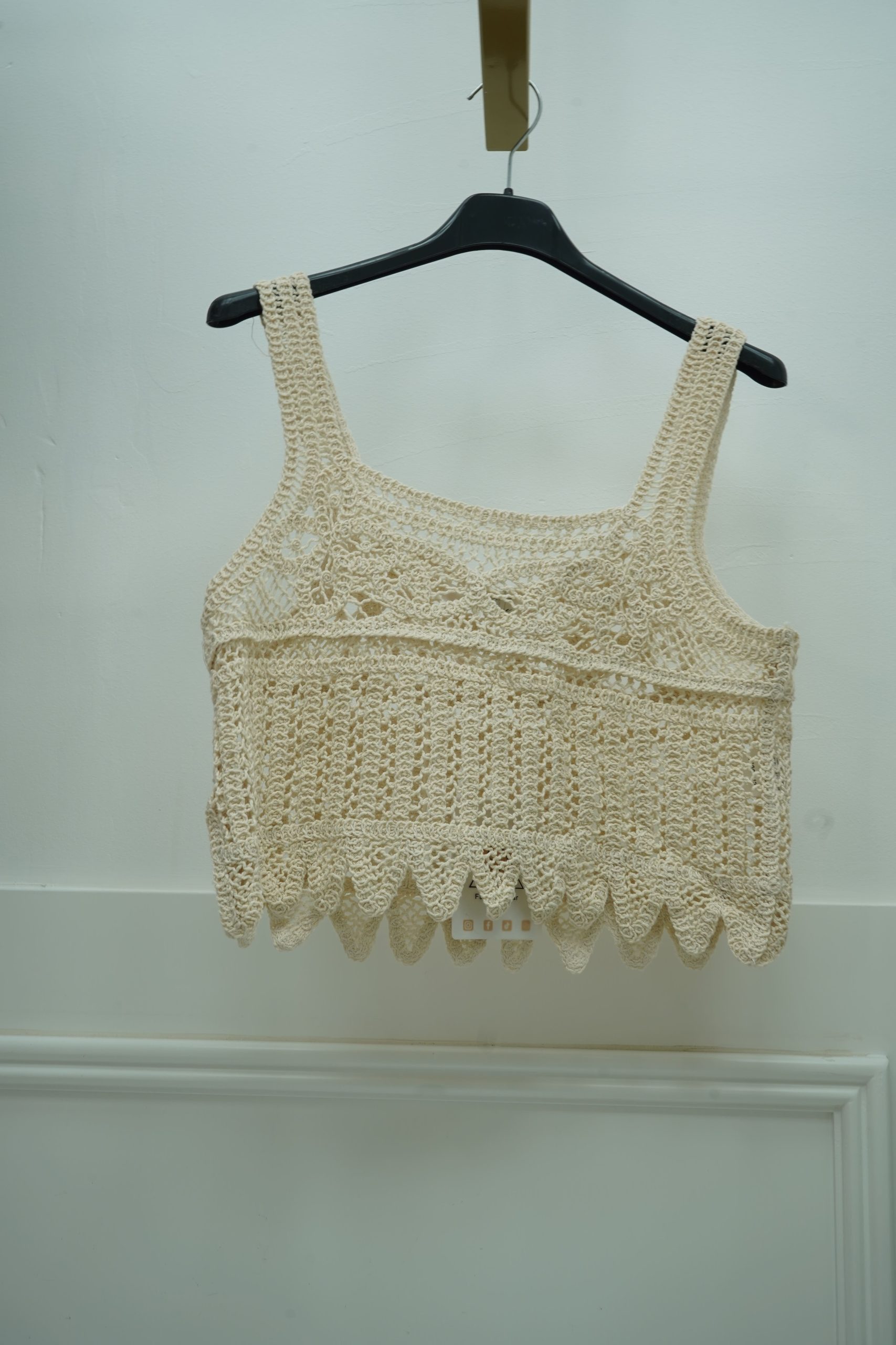 top renda crochet