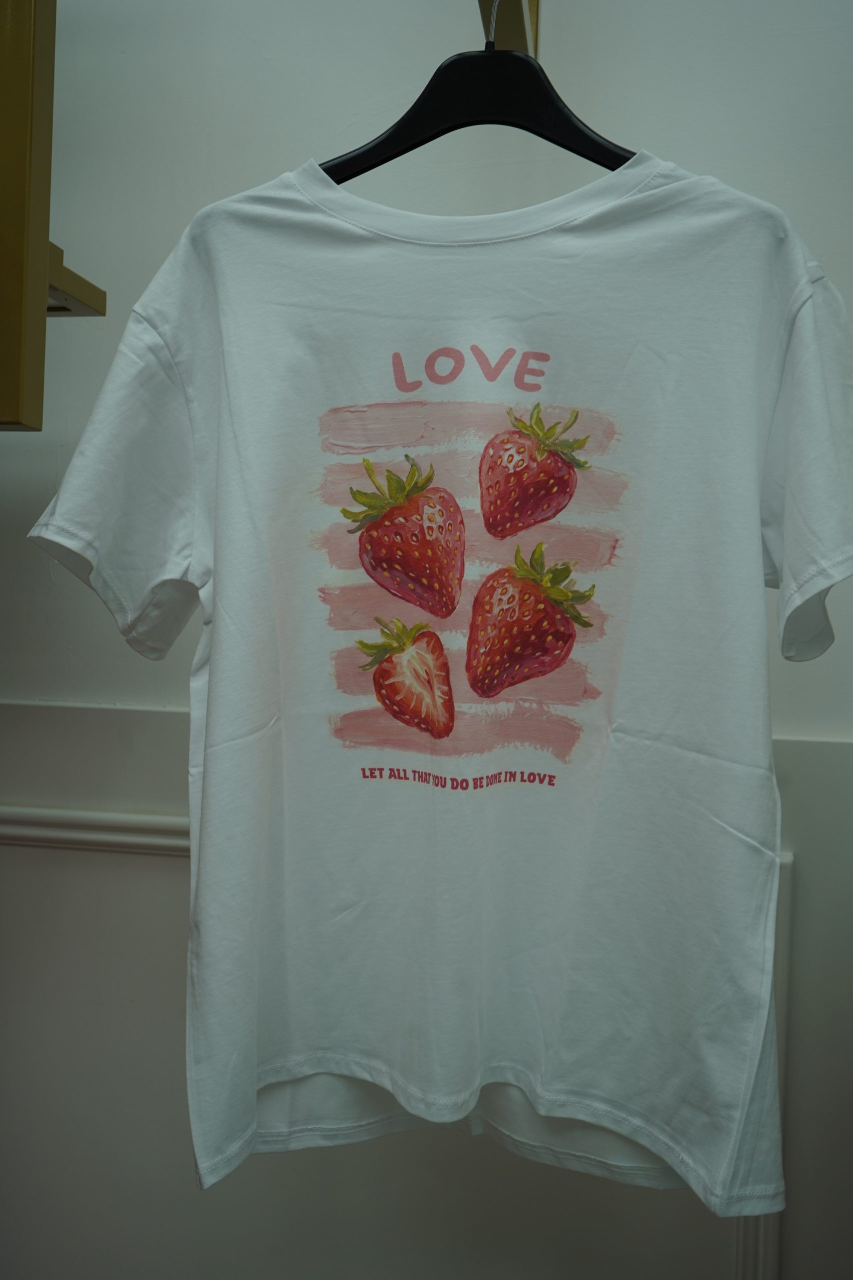 tshirt dos morangos