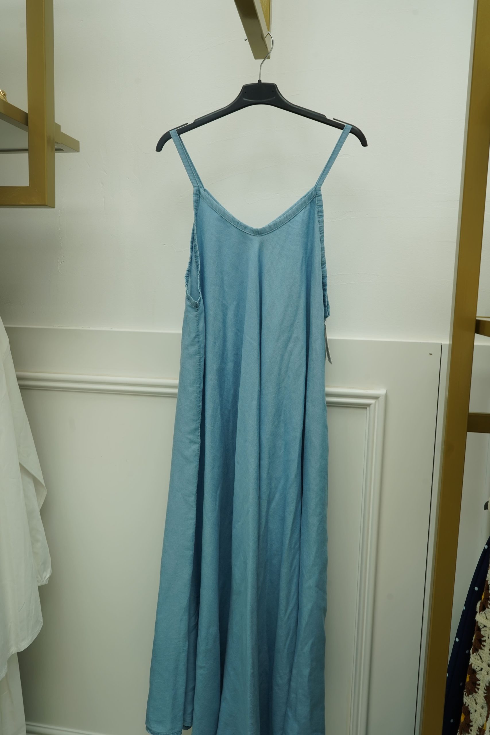vestido ganga alças