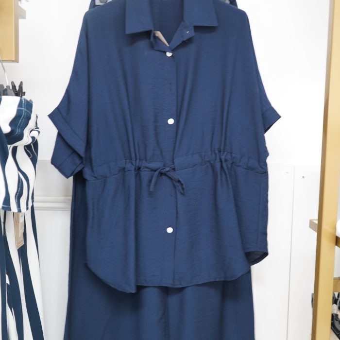 conjunto marinho fio cinta