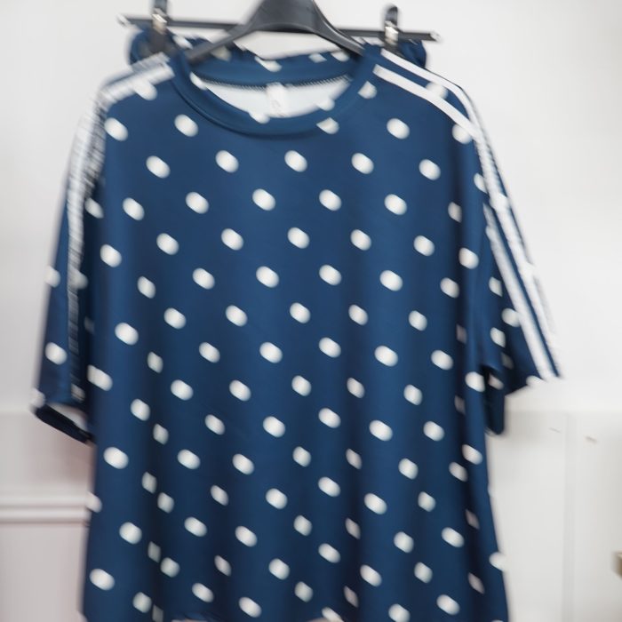 conjunto bolinhas marinho