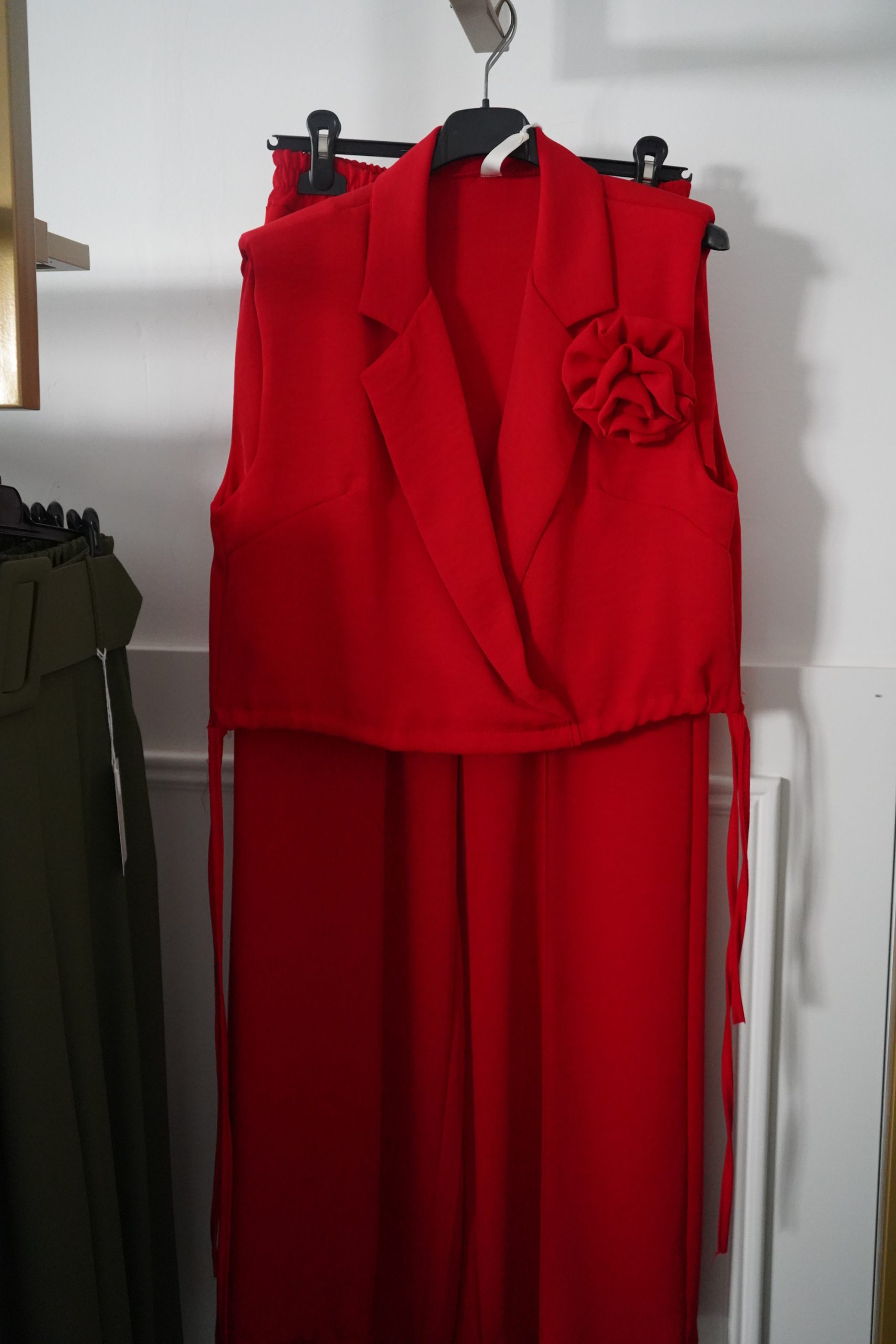 conjunto vermelho