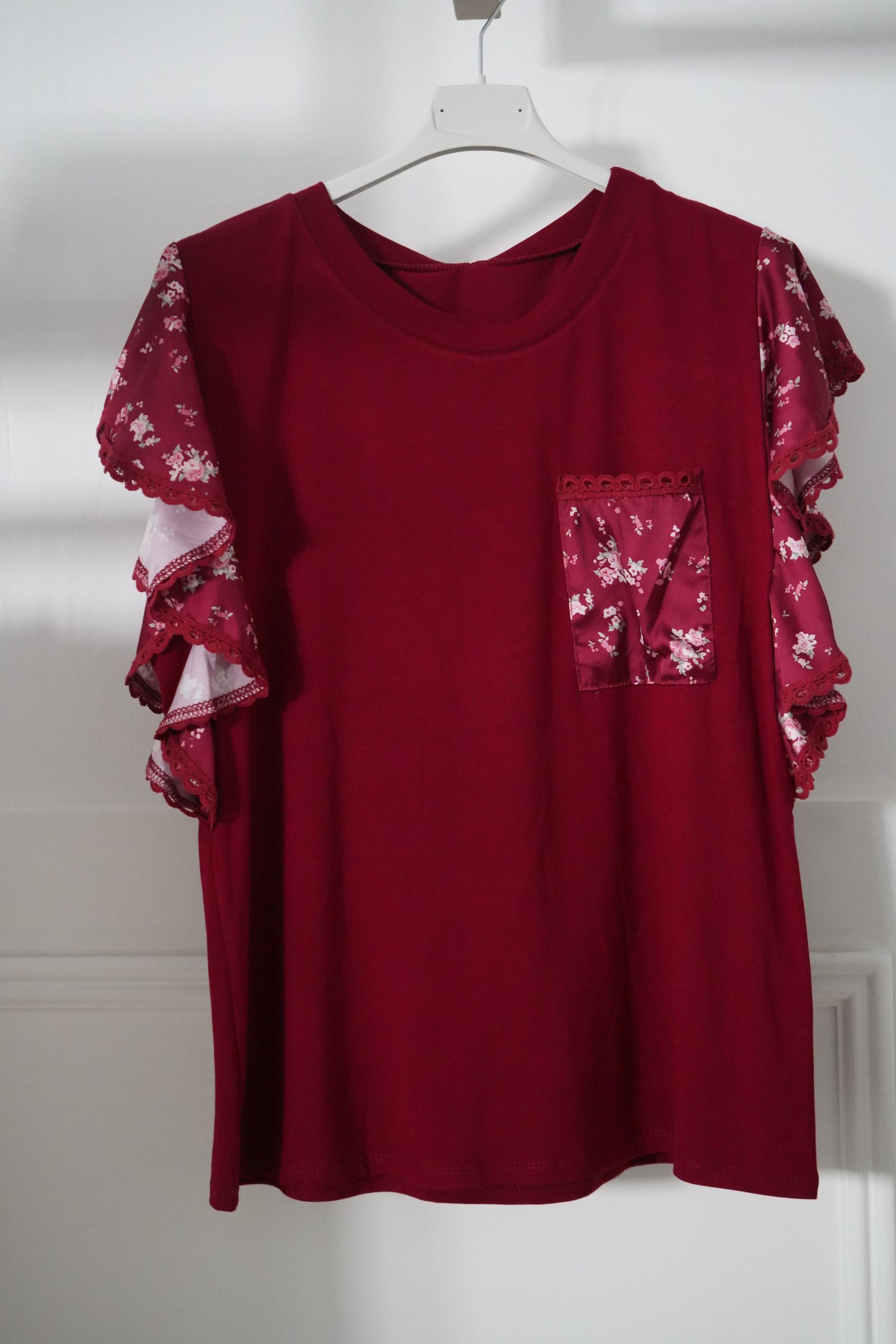 tshirt bordo