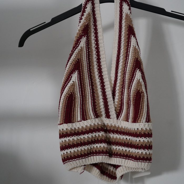 top croche costas abertas