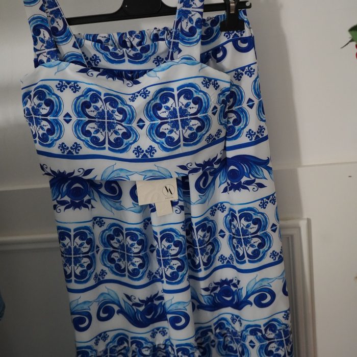 conjunto azulejo azul