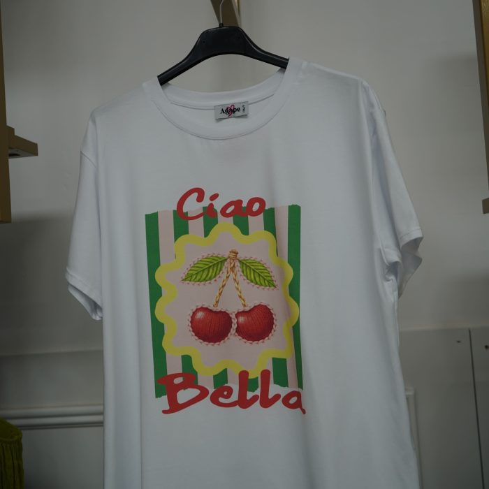T.shirt ciao cereja
