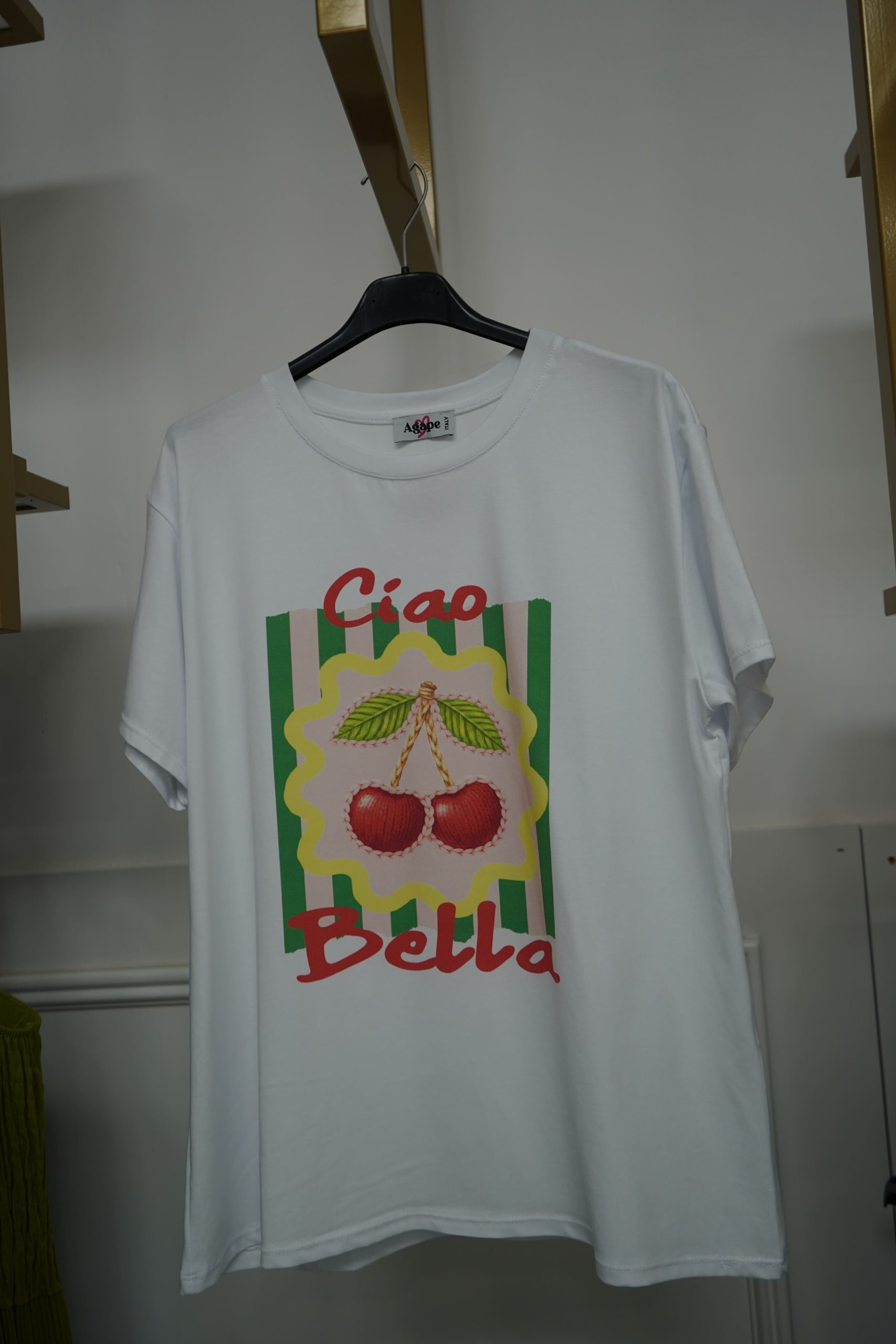 T.shirt ciao cereja