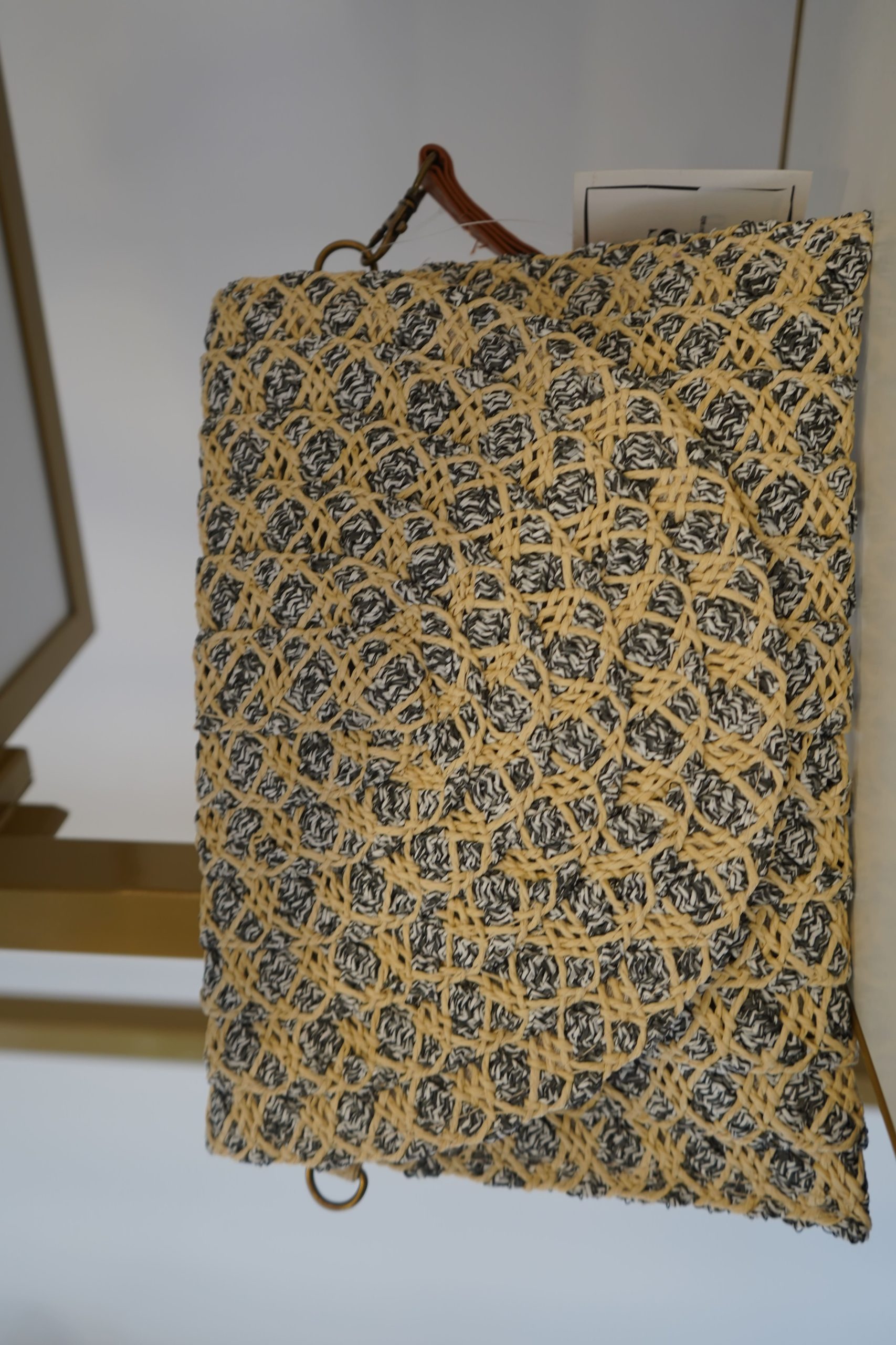 envelope azul e dourado