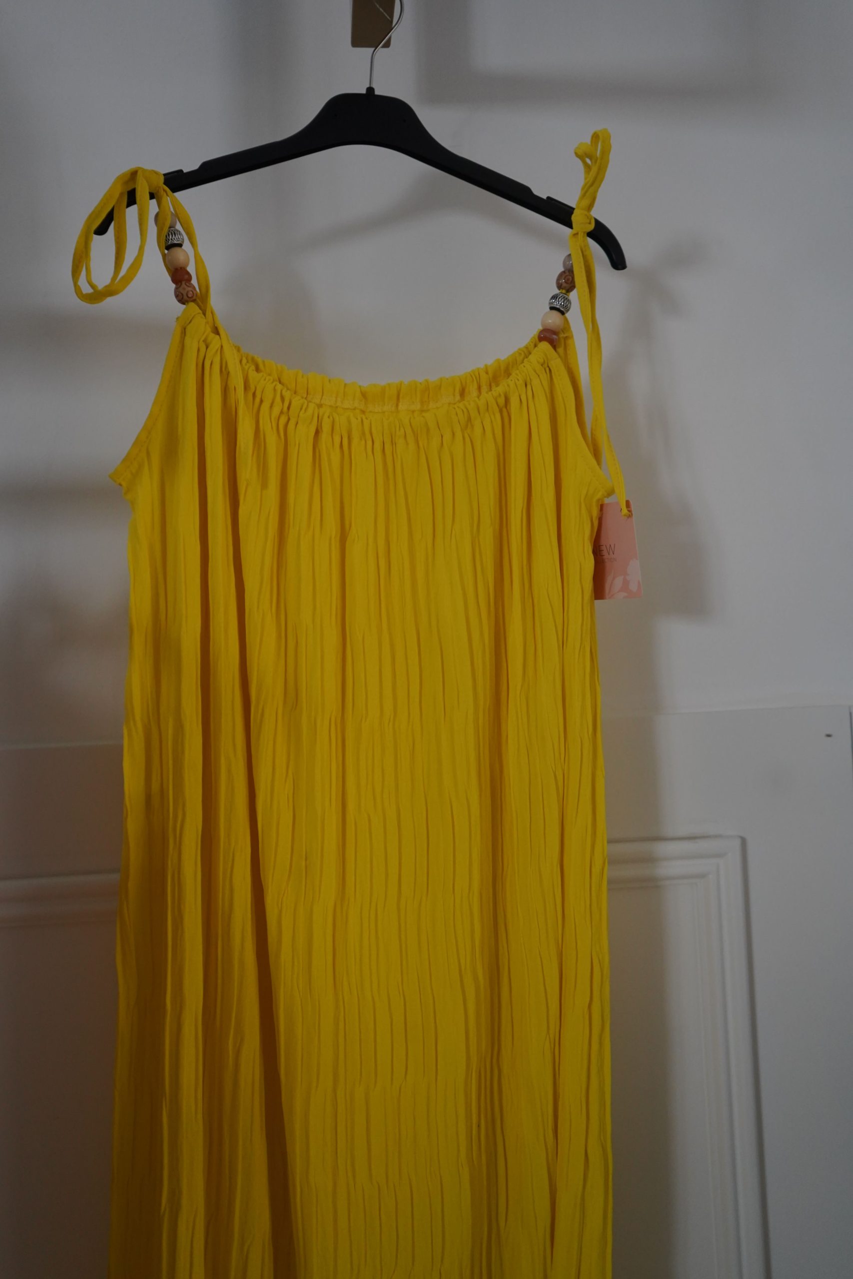 Vestido c/missanga alça