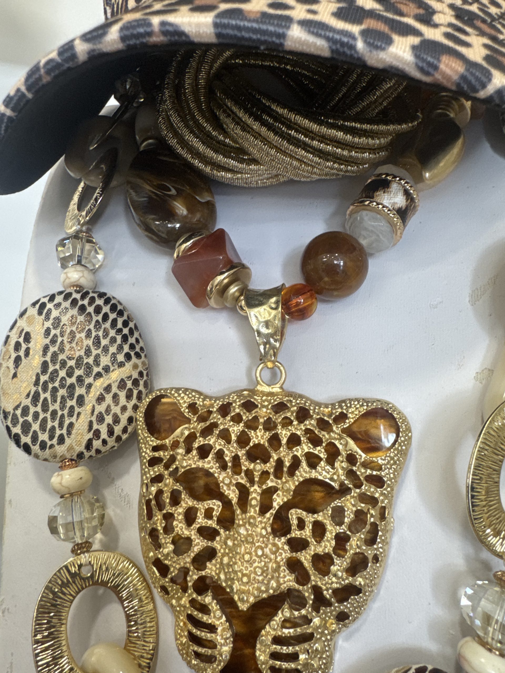 COLAR CASTANHO TIGRE